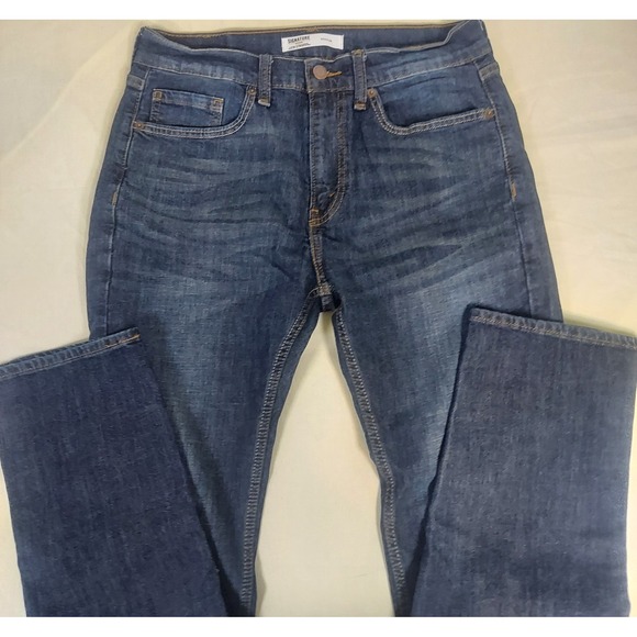 Signature Levi Strauss & Co. Jeans Slim Fit Dark Wash‎ Denim Mens - Picture 1 of 7